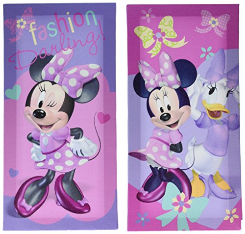 Product Cover Disney Minnie Mouse Canvas Wall Art (2 Pack), 7 x 14