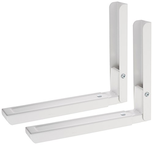 Product Cover AVF EM60W-A Universal Wall-Mounted Microwave Brackets (Set of 2) - White