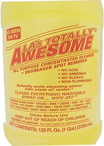 Product Cover 128 Fl Oz Refills, 1 Bottle Original - La's Totally Awesome All Purpose Concentrated Cleaner Degreaser Spot Remover Cleans Everything Washable As Seen on Tv,Pack of 1