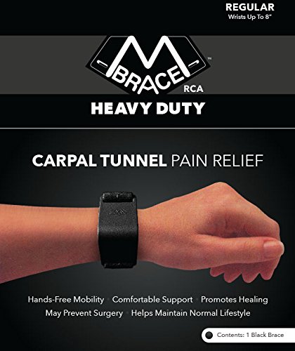 Product Cover M BRACE RCA Carpal Tunnel Wrist Pain Relief (Regular, Black)