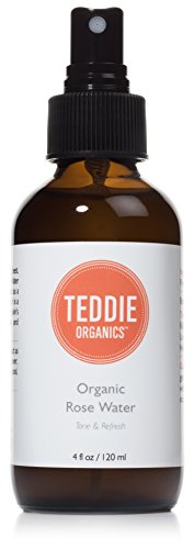 Product Cover Teddie Organics Organic Alcohol Free Rose Water, 4 oz