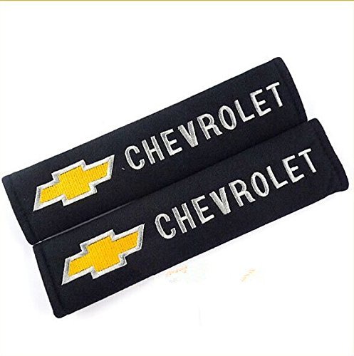 Product Cover D&R Set of 2 Seat Belt Covers Shoulder Pads For Chevrolet Chevy