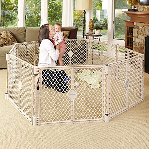 Product Cover Toddleroo by North States Superyard 8-Panel Play Yard: Safe play area anywhere - Folds up with carrying strap for easy travel. Freestanding. 34.4 sq. ft. enclosure (26