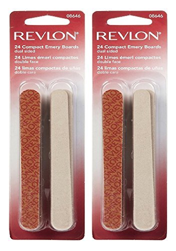 Product Cover Revlon Beauty Tools Compact Emery Boards - 24 ct - 2 Pack