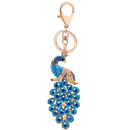 Product Cover Amino ✮ Sweetpea the Peacock Keychain (XLarge) (Teal)