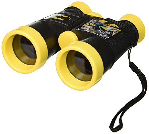 Product Cover DC Comics 70382 Batman 7X35 Binoculars Designed For Kids, Compact roof-prism binoculars, Crystal Clear, Sharp And Crisp, Fun Packaging Makes For A Great Birthday Gift, Black/ Yellow