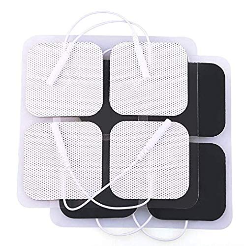 Product Cover TENS Unit Pads, 40PCS, 2x2 Electrodes for EMS Muscle Stimulator Massager Medical Electrotherapy Pads, Reusable and Latex-Free