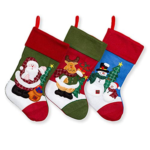 Product Cover 3 Pcs Set - Classic Christmas Stockings 18