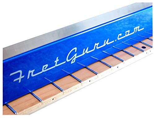 Product Cover FretGuru Precision Sanding Beam Fret Leveler Leveling File Pro Luthier Guitar Tech Tool includes premium 100, 240, 320 grit peel & stick sandpaper [FINALLY BACK IN STOCK - FRESH BATCH JUST ARRIVED]