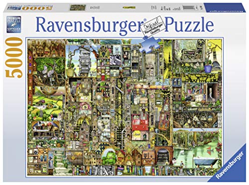 Product Cover Ravensburger Colin Thompson: Bizarre Town 5000 Piece Jigsaw Puzzle for Adults - Softclick Technology Means Pieces Fit Together Perfectly
