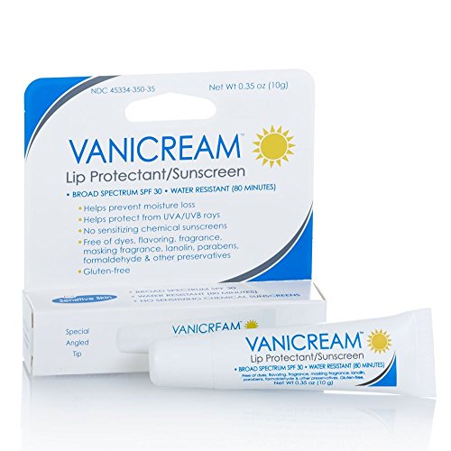 Product Cover Vanicream Lip Protectant | Sunscreen Spf 30 Tube | Fragrance & Gluten Free | for Sensitive Skin | Water resistant | 0.35 Oz