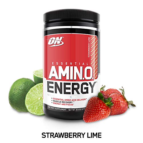 Product Cover Optimum Nutrition Amino Energy, Strawberry Lime, 30 Servings, 9.5 Ounce (1 Count)