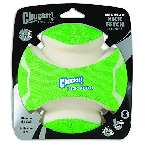 Product Cover Chuckit! Kick Fetch Ball Dog Toy Interactive Play 2 Sizes Max Glow
