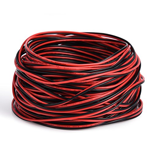 Product Cover 65.6ft Extension Cable Wire Cord JACKYLED 20M 22AWG Wire Cord for Led Strips Single Color 3528 5050