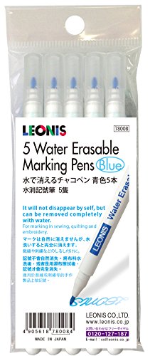 Product Cover LEONIS 5 Water Erasable Marking Pens Blue [ 78008 ]
