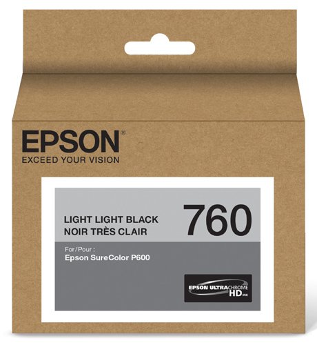 Product Cover Epson T760920 UltraChrome HD Light Light Black Standard Capacity Cartridge Ink