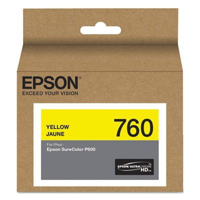 Product Cover Epson T760420 UltraChrome HD Yellow Standard Capacity Cartridge Ink