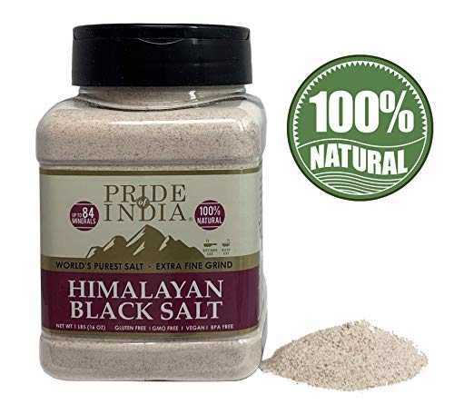 Product Cover PRIDE OF INDIA Black Himalayan Rock Salt (227g)
