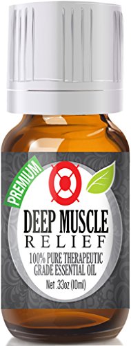 Product Cover Deep Muscle Relief Essential Oil Blend - 100% Pure Therapeutic Grade Deep Muscle Relief Blend Oil - 10ml