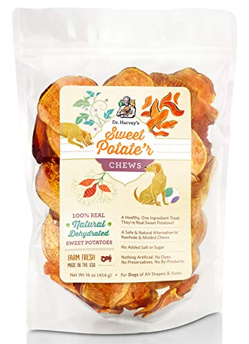 Product Cover Sweet Potate'r Chews Sweet Potato Treat for Dogs 16-Ounce