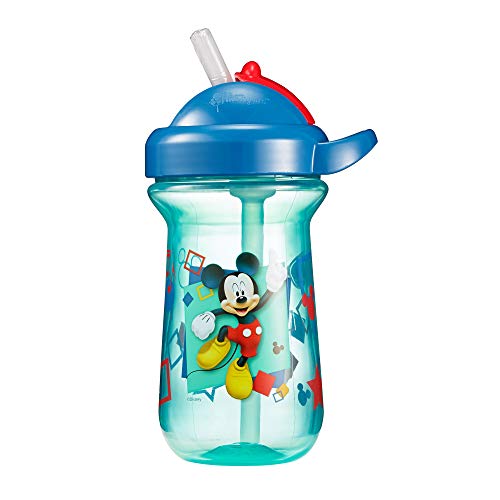 Product Cover The First Years Disney Baby Mickey Mouse Flip Top Straw Cup, 10 Ounce