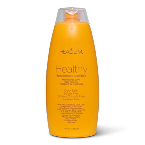 Product Cover Healthy Shampoo, 10 oz - Sunscreen Oil Absorbing Moisturizing -Products for Men, Women, Curly, Frizzy, Fine, Thin Textures by Healium Hair