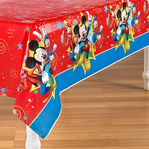 Product Cover Mickey Mouse 'Fun and Friends' Plastic Table Cover (1ct) by Hallmark