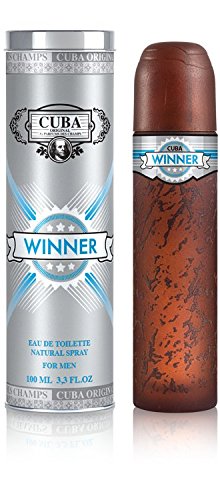 Product Cover Cuba Winner Eau de Toilette Spray for Men, 3.3 Ounce