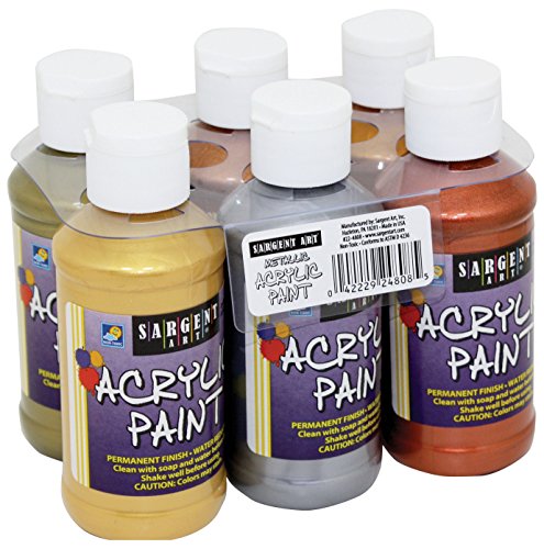Product Cover Sargent Art Metallic Acrylic Paint Set, 6-Pack