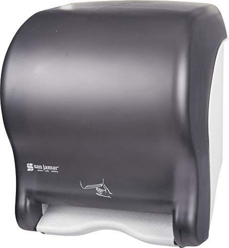 Product Cover San Jamar T8400TBK Smart Essence Electronic Roll Towel Dispenser, 11.8w x 9.1d x 14.1