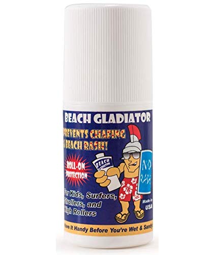 Product Cover Beach Gladiator Anti Chafing Roll-On Rash Guard for Surf Rash, Thigh Rub, and Friction Protection