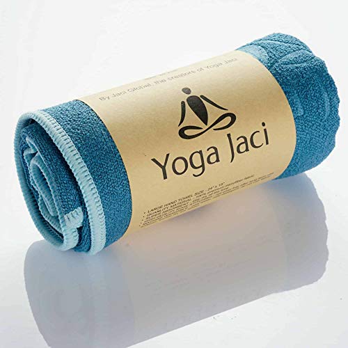 Product Cover Yoga Hand Towel - Premium Microfiber Materials Edge Stitching - Durable and Long Lasting (Blue, 1 Hand Towel 24