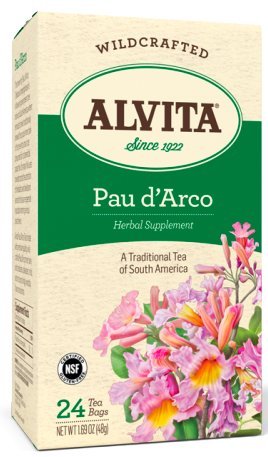 Product Cover Alvita Teas PAU D' Arco Herbal Tea Bags, 24 Count