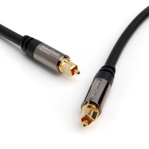 Product Cover KabelDirekt 20 feet Optical TOSLINK Digital Audio Cable - PRO Series
