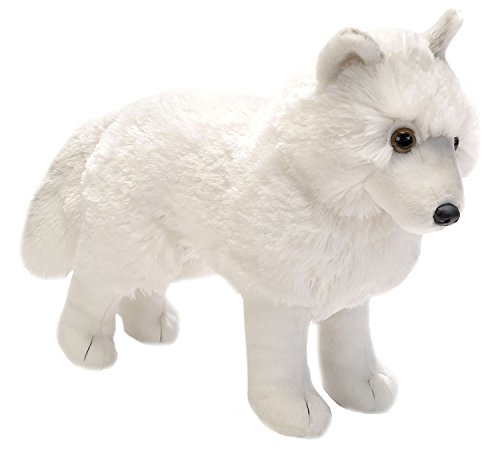 Product Cover Wild Republic Arctic Wolf Plush, Stuffed Animal, Plush Toy, Gifts for Kids, Cuddlekins 12