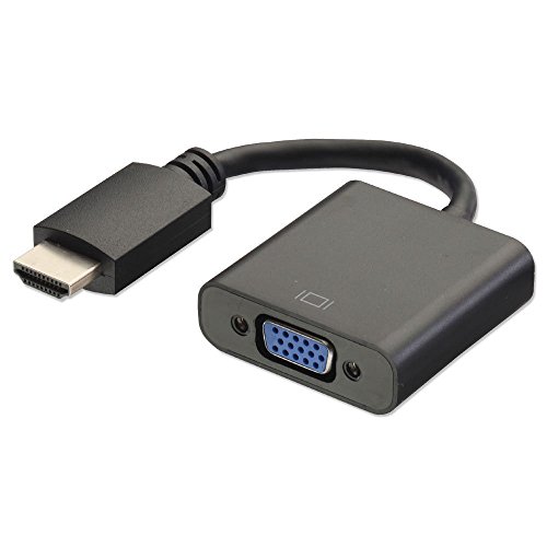 Product Cover Terabyte Hdmi To Vga Converter Adapter Cable - The Simplest Converter (Black)