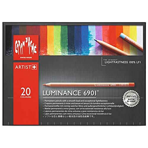 Product Cover CREATIVE ART MATERIALS Caran D'ache Luminance Colored Pencil Set of 20 (6901.720)