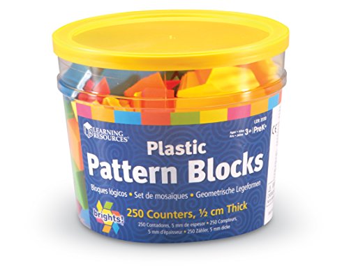 Product Cover Learning Resources Brights Pattern Blocks