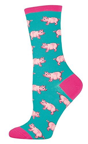 Product Cover Socksmith Ladies This Little Piggy Sock,Jade,9-11