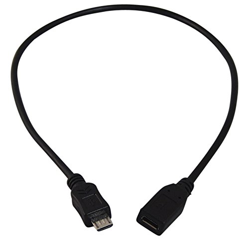 Product Cover YCS Basics 1 foot USB Micro male to Micro female OTG adapter cable