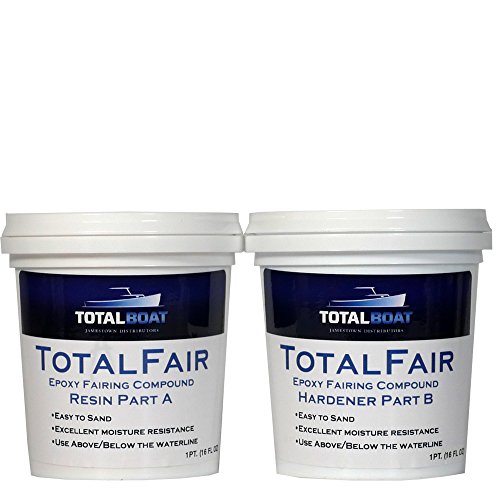 Product Cover TotalBoat TotalFair Epoxy Fairing Compound (2-Pint Kit) | Marine Repair Putty for Fairing, Filling & Shaping