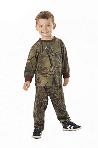 Product Cover Infant - Toddler Cotton Camo Long Sleeve T-Shirt and Long Pants
