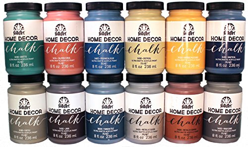 Product Cover FolkArt Home Decor Chalk Finish Paint Set (8 Ounce), PROMO877 (12-Pack)