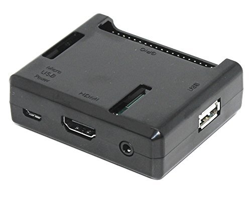 Product Cover Black Case for Raspberry Pi Model A+ (Plus) Access to All Ports Assemble in 30 Seconds