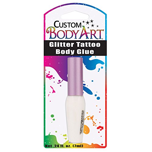 Product Cover Custom Body Art 7ml Bottle of Glitter Tattoo Body Glue