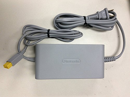 Product Cover  Genuine Nintendo OEM WiiU AC Adapter Power Supply Replacement Set With Wall Charger Cable Cord (Not compatible with Nintendo Wii)