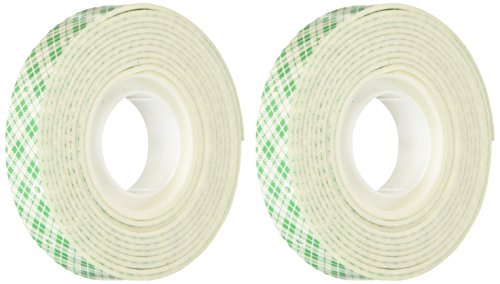 Product Cover 3M Scotch Mounting Tape, .5-Inch by 75-Inch, 2-PACK