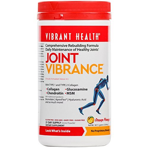 Product Cover Vibrant Health - Joint Vibrance - Comprehensive Rebuilding Formula Daily Maintenance of Healthy Joints, 13.1 ounce (FFP)