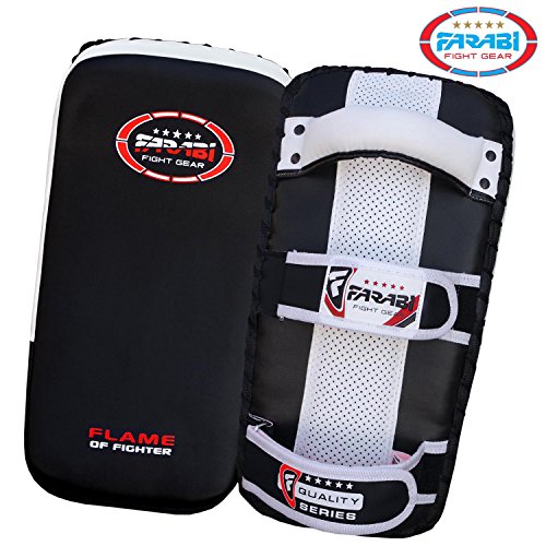 Product Cover Farabi Thai pad, kickboxing kick pad, kick training strike shield mma muay thai curved X 1