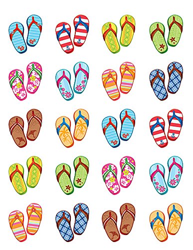 Product Cover Teacher Created Resources Flip Flops Stickers (5649)
